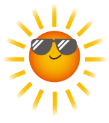 ドヤ顔の太陽