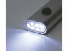 LED3灯フラットライトキーホルダーのライト点灯