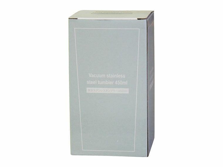 真空ステンレスタンブラー450mlの化粧箱