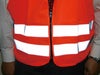 アジャスター機能付ベストの反射テープ