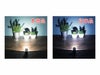 LED9灯カラビナ付ライトスムースのライト点灯比較
