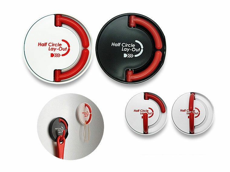 輪ゴム&ケーブルホルダー(ハーフサークル･レイアウト)