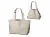 コットンリネンひも付たっぷりトート ナチュラルベージュ