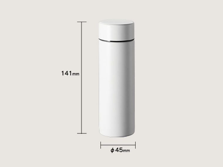 ポケットサーモボトル 130mlのサイズイメージ
