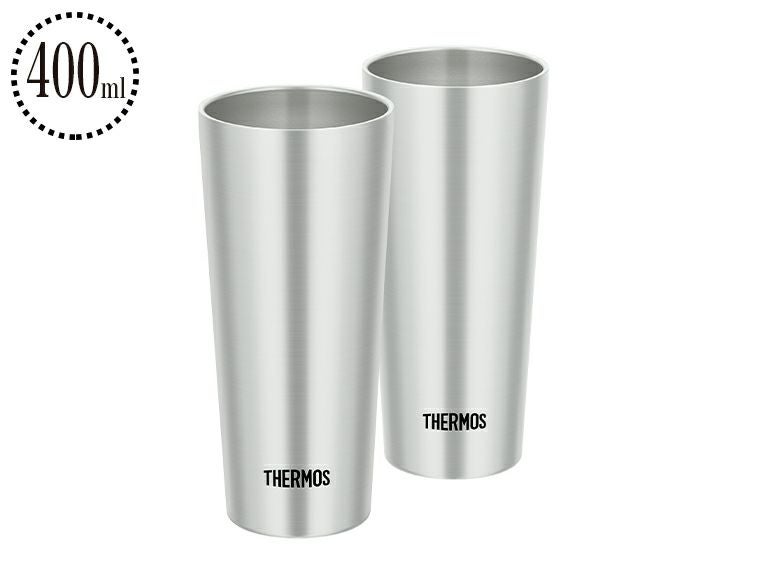 サーモス(THERMOS)JDI-400P真空断熱タンブラー400ml(2個セット)