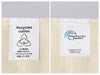 リサイクルコットンのタグ付き