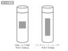 グランゴールド 真空保冷温ボトルの名入れ範囲