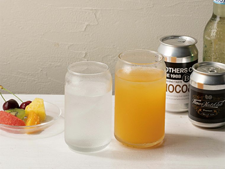 缶型グラス(490ml)の容量別サイズ画像