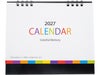 2027 カラフルメモリー卓上カレンダーの表紙