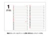デスクプランメモ 卓上カレンダーの裏面には広いメモスペースがあります。