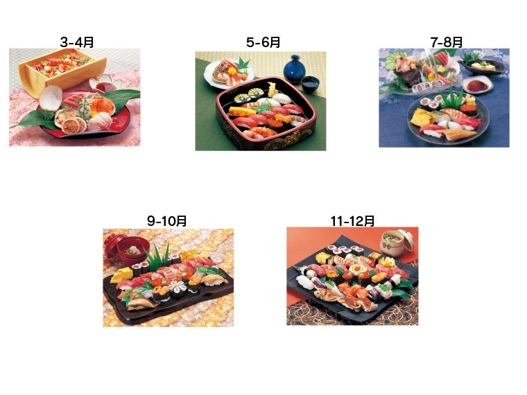 日本の味(寿司) 壁掛けカレンダー一覧