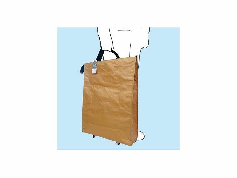 ラミクロスバッグ　L キャスター付の手持ちサイズ画像