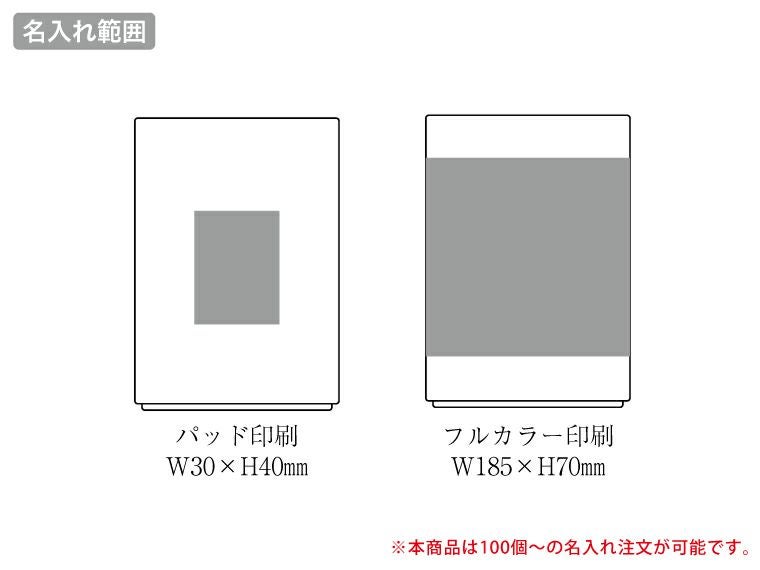 白湯呑の名入れ範囲