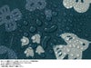 京都くろちく・ぽーたぶるれいんえこばっぐ（はっ水加工）（花と鳥）は水を弾く撥水加工生地
