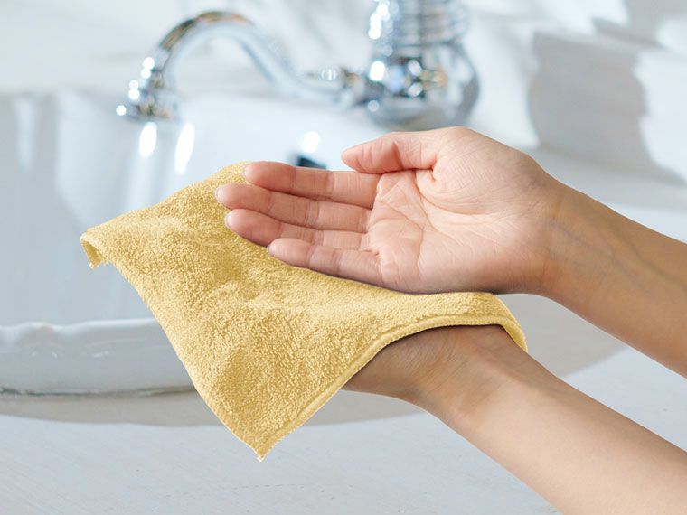 プレミアム　ミニ＆ハンドタオルの使用イメージ画像