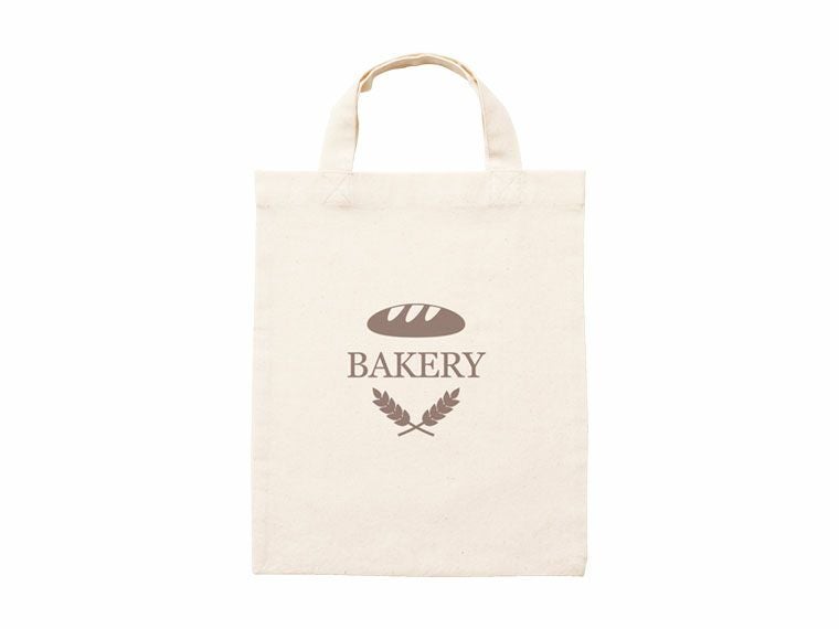 コットンA4フラットバッグの名入れイメージ画像