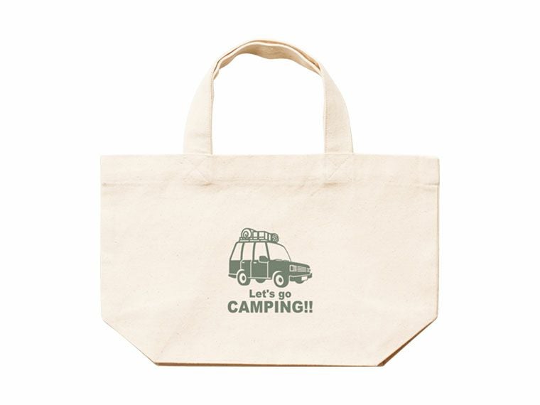 キャンバスランチバッグの名入れイメージ画像