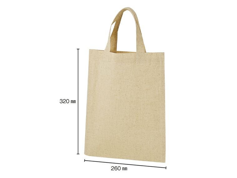 5オンス・コットンリネンA4トートのサイズイメージ画像