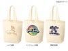 オーガニック厚手コットンバッグ（M)　ナチュラル名入れイメージ