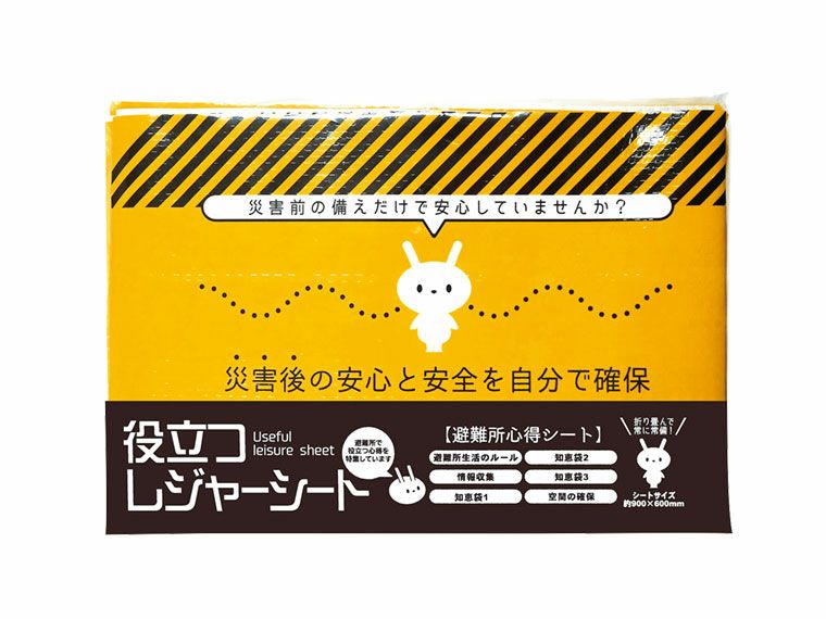 役立つレジャーシートのパッケージ