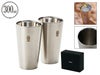 ステンレス二重構造タンブラー 300cc 2pcs サテン仕上げ