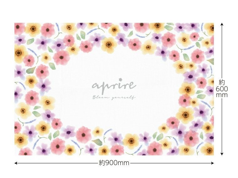 キャプテンスタッグ アプリール ソフトクッションレジャーシート90×60cm商品サイズ