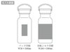 バンブーキャップ付き真空ステンレスボトルの名入れ範囲