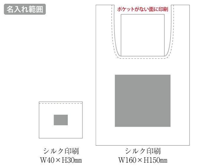 Re:PETポータブルバッグmini名入れ範囲
