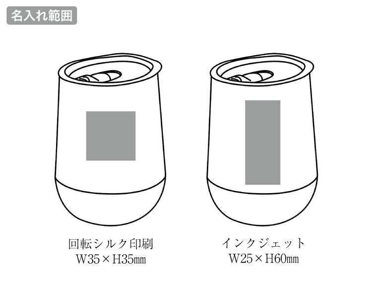 蓋付ダブルウォールタンブラー名入れ範囲