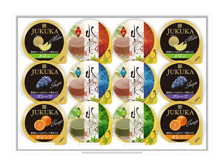 12個フルーツゼリー&水羊羹ギフト