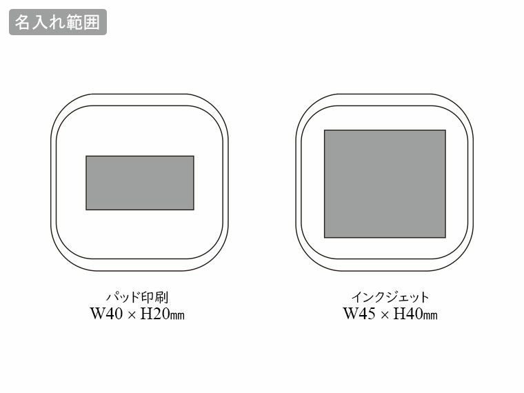 リール式マルチ充電ケーブルの名入れ範囲