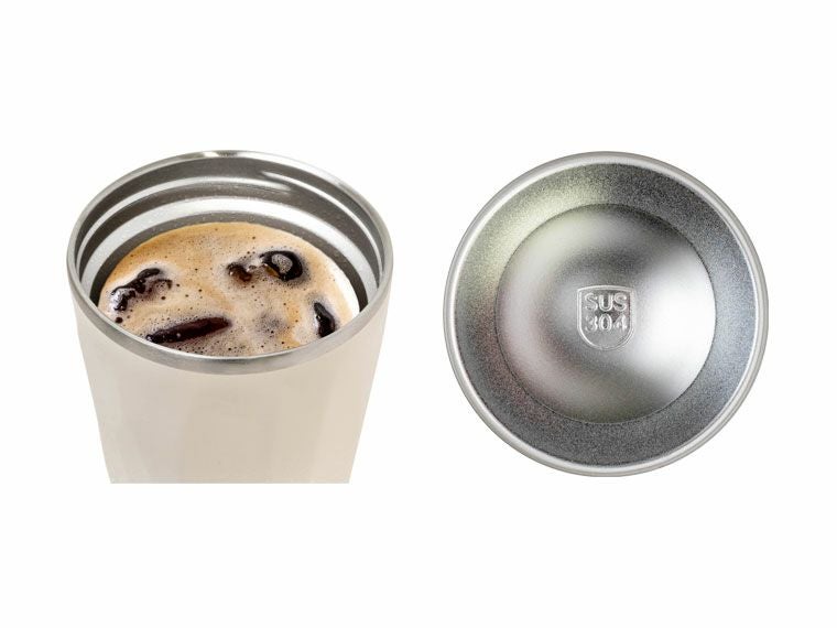 飲み物を入れた時とタンブラーの底