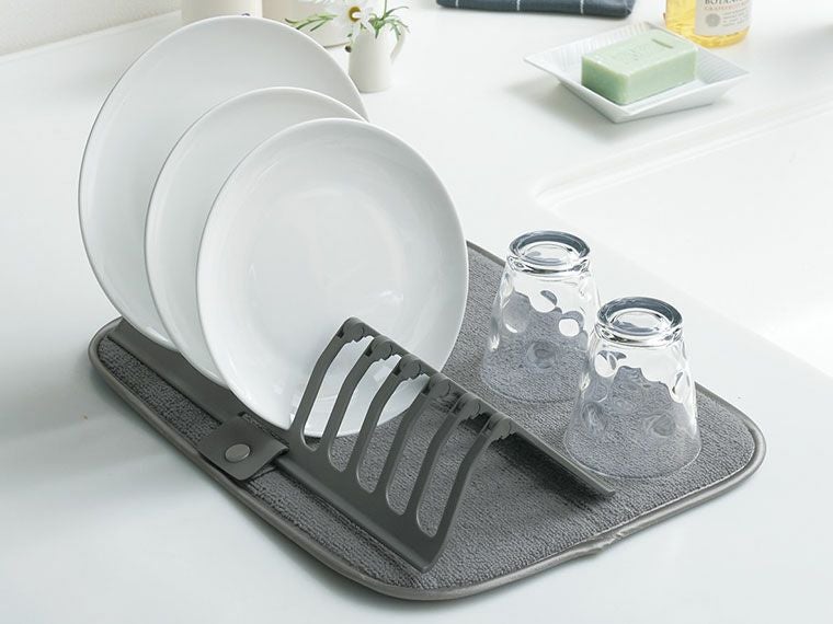 スタンド付水切り吸水マット