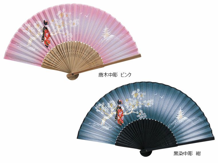 和柄扇子　舞妓