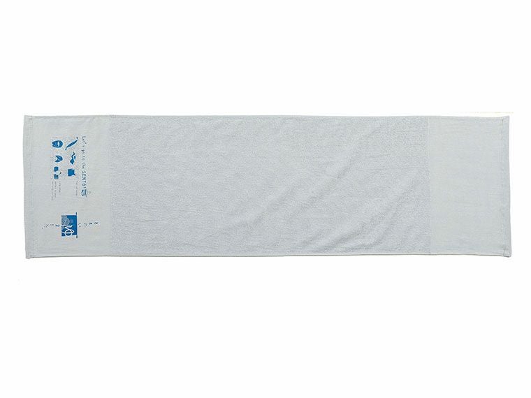 銭湯タオル　ライトグレー