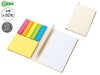 牛乳パック手帳型付箋セット（ボールペン付き)