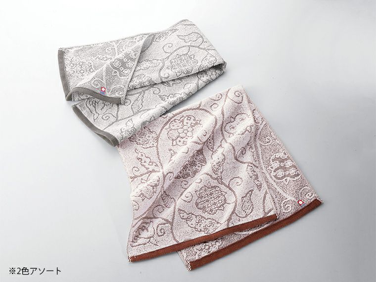 今治更紗模様・フェイスタオル