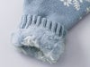 スノーフレーク 裏起毛あったかソックス裏面