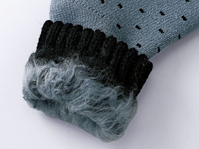スノードット 裏起毛あったかソックス裏面