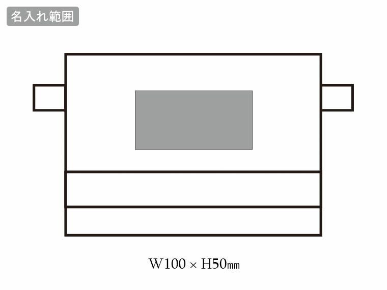 モシモニソナエル 防災サコッシュ6点セットの名入れ範囲