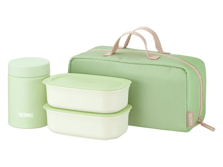 サーモス(THERMOS)JEH-800真空断熱スープランチセット200mlダスティグリーン