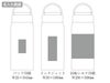 ステンレスボトル(500ml)名入れ範囲