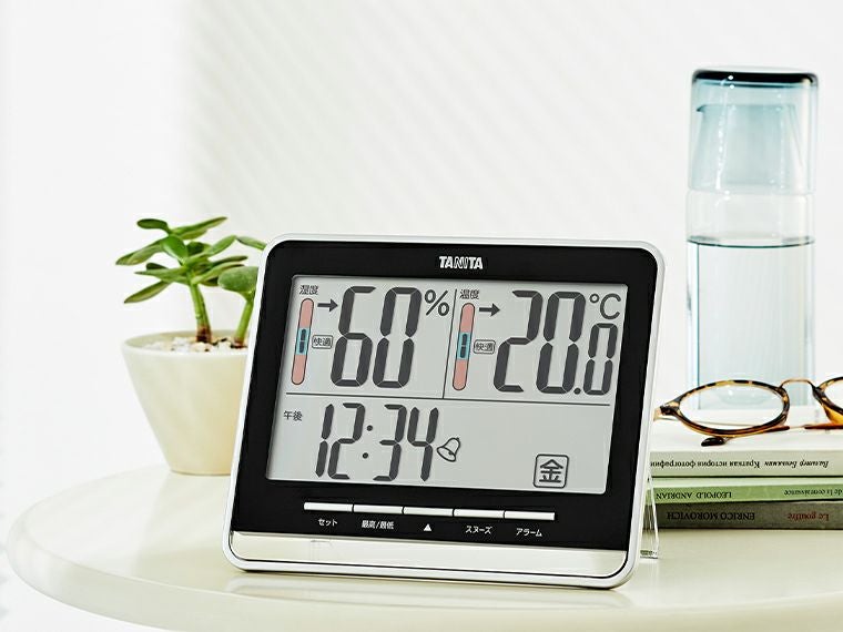 タニタ　デジタル温湿度計　TT-538使用イメージ