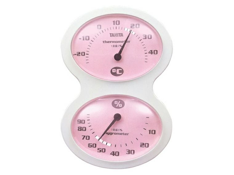 タニタ　温湿度計　TT-509ピンク