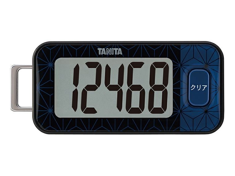 タニタ　3Dセンサー搭載歩数計　FB-740ブルーブラック
