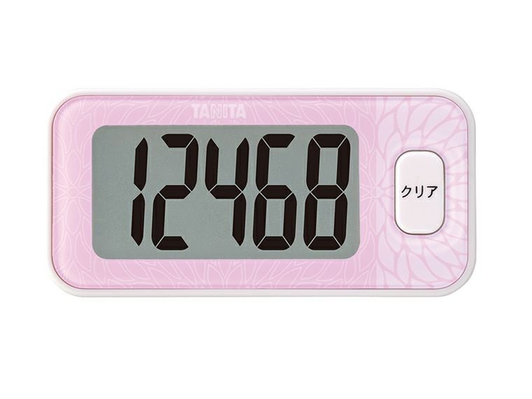 タニタ　3Dセンサー搭載歩数計　FB-740ピンク