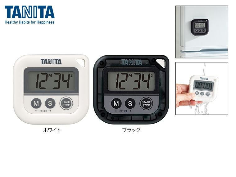 タニタ　丸洗いタイマー100分計　TD-376N