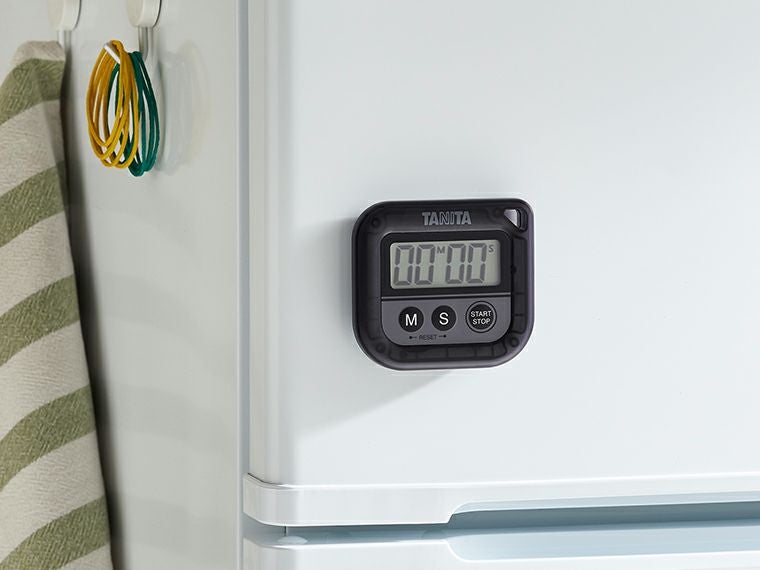 タニタ　丸洗いタイマー100分計　TD-376N使用イメージ