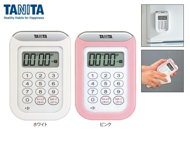 タニタ　丸洗いタイマー100分計　TD-378