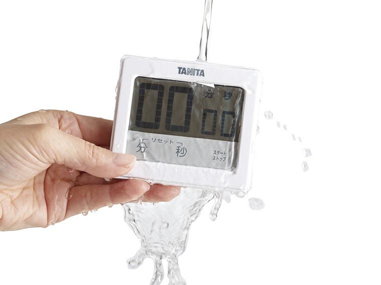 タニタ　防水タッチパネルタイマー　TD-414防水仕様
